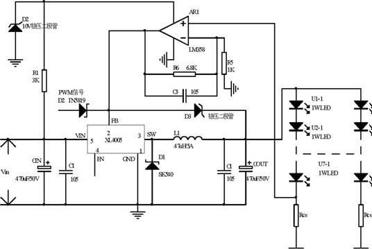 XL4005+LM358LEDоƬ͵·